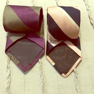 Pair Nordstrom silk ties